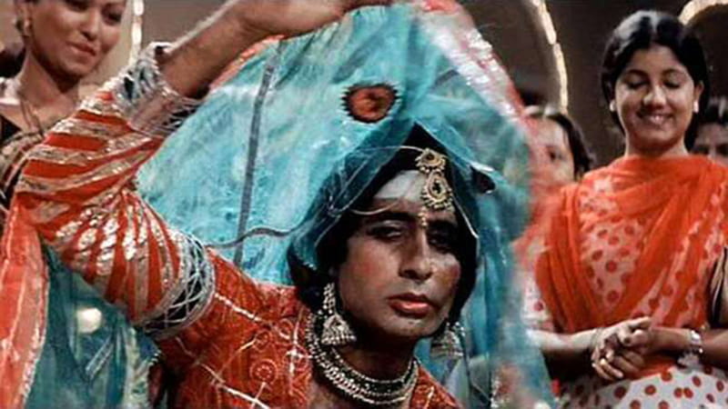 Amitabh Bachchan in female role