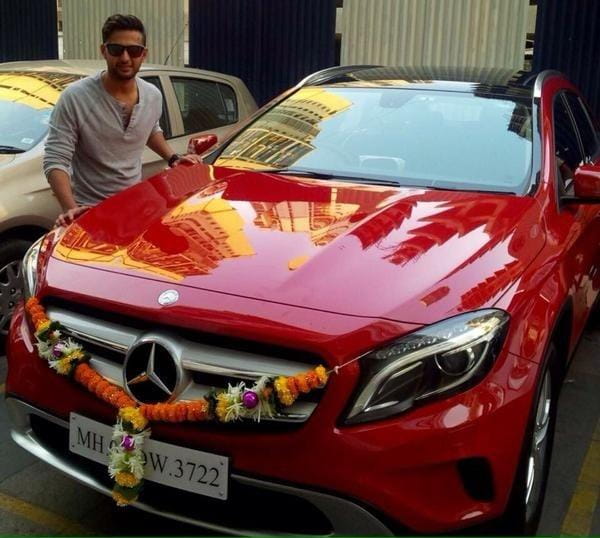 vatsal Seth with his luxury was Mercedes