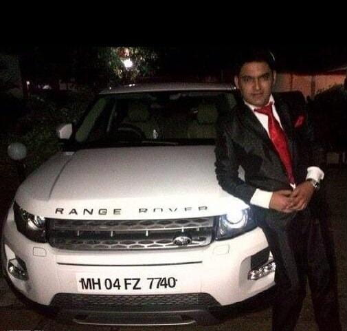 Kapil Sharma with his luxury car Range Rover