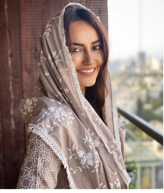 Surbhi Jyoti in traditional outfit