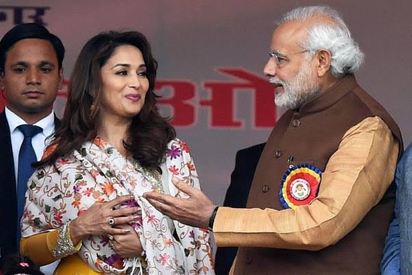 Madhuri Dixit Narendra Modi