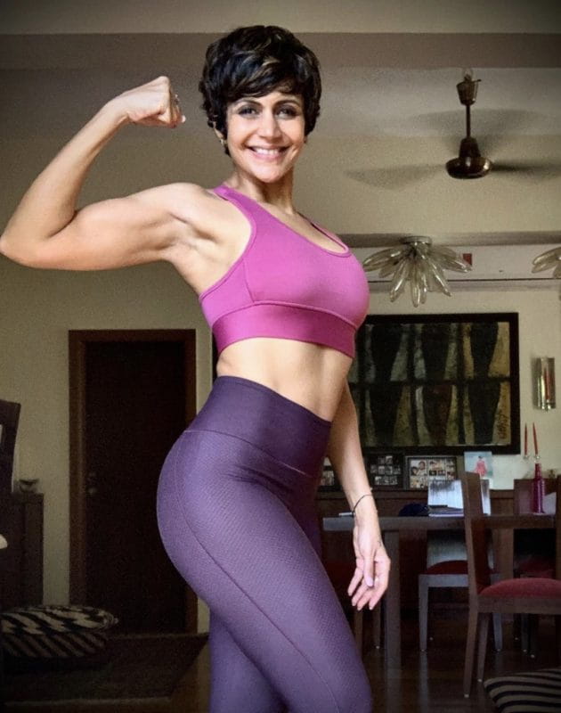 Mandira Bedi in gym look