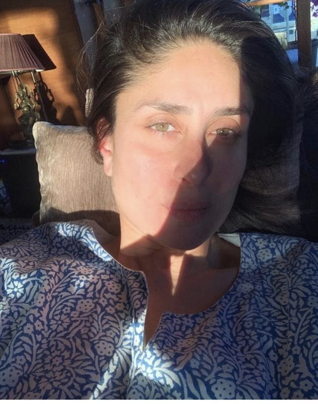 Kareena Kapoor Khan sleeping selfie