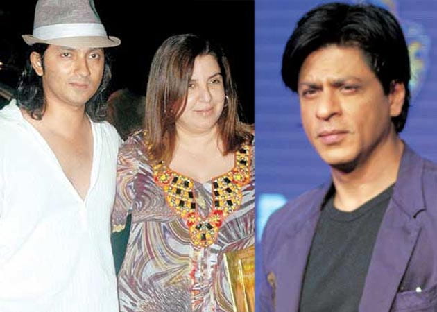 Shah Rukh Khan Farah Khan with her husband