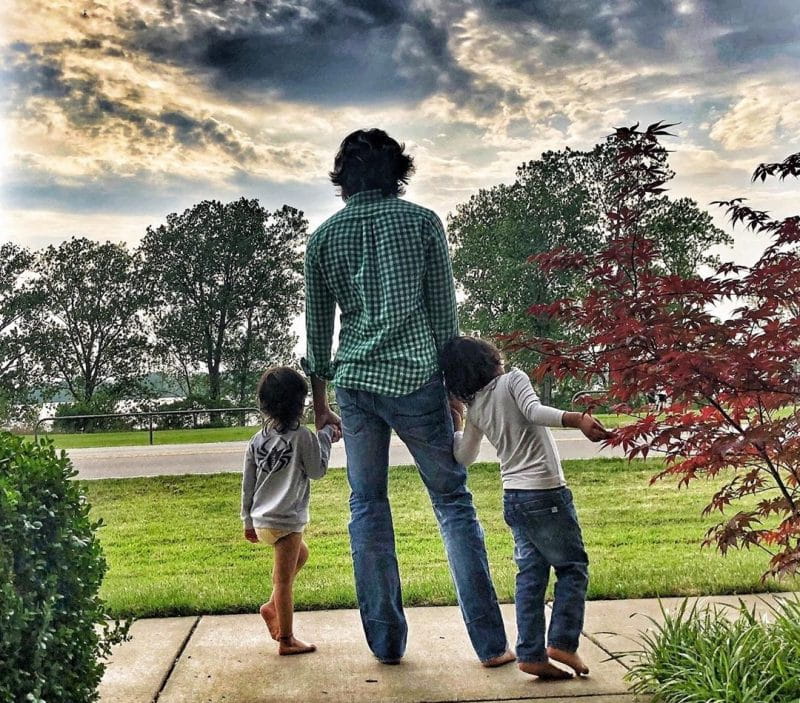 Riteish Deshmukh with his two sons