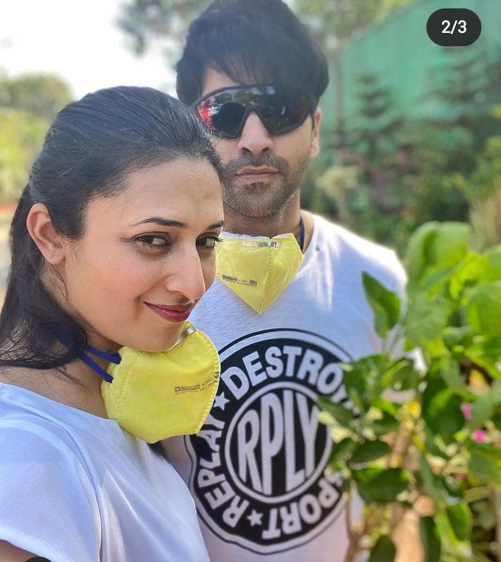 Divyanka Tripathi Gardening At Home With Husband Vivek Dahiya