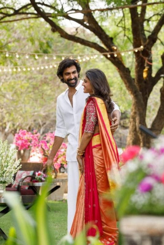 Rana Daggubati And Mihika Bajaj Engagement pics