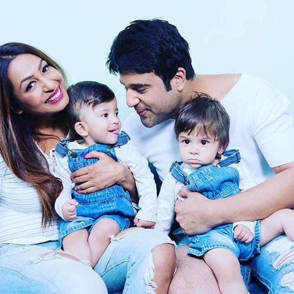 Krushna Abhishek with his family