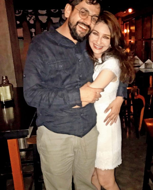 Saumya Tandon with her husband