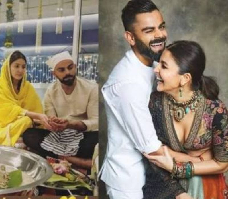 Virat kohli and Anushka sharma