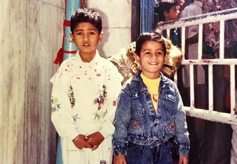 Vicky Kaushal childhood pic