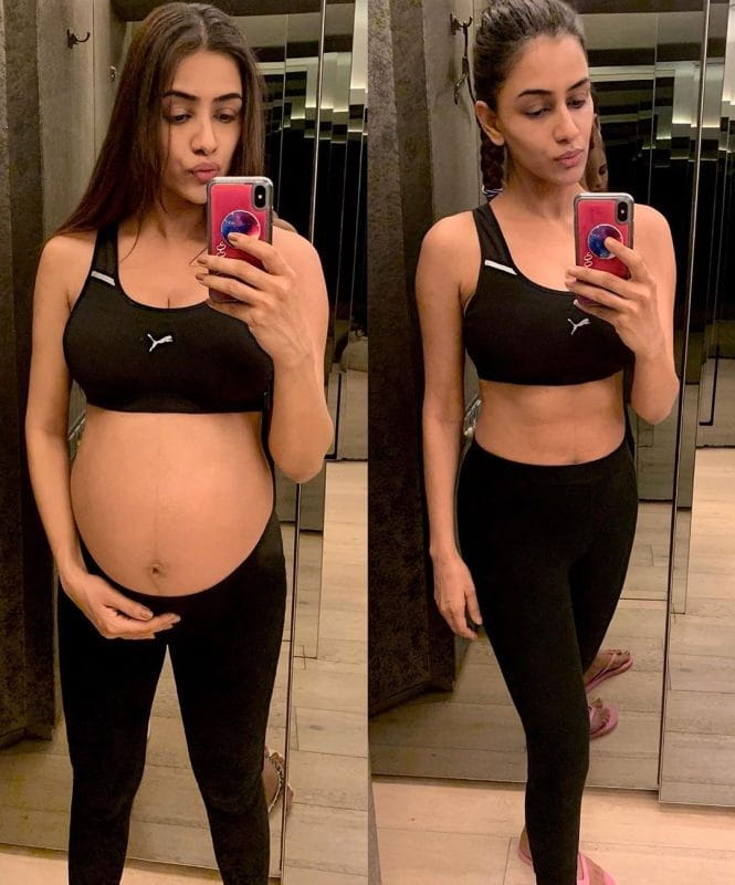 Smriti Khanna pregnant and after pregnant transformation