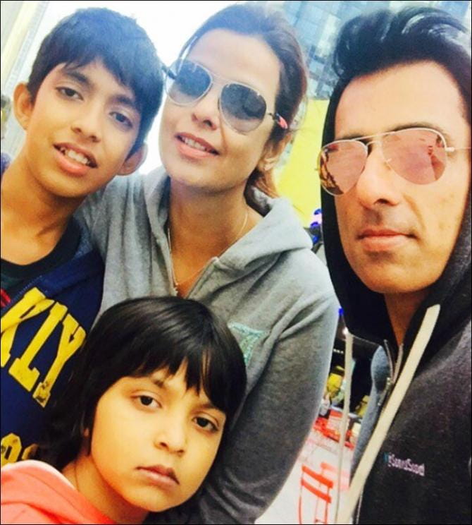 Sonu Sood family