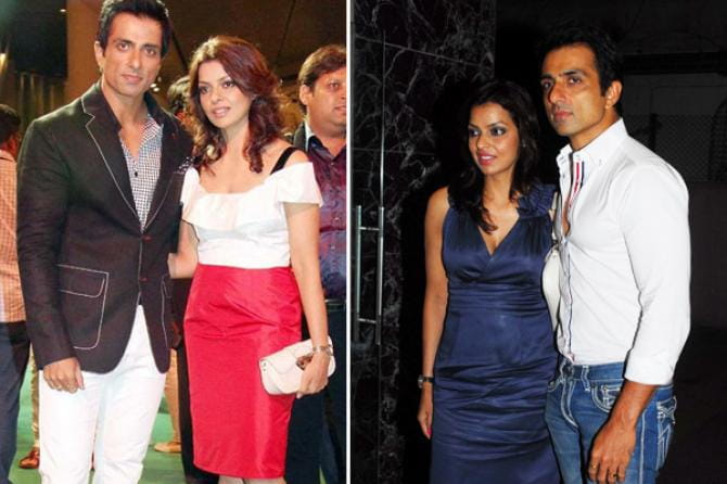 Sonu Sood and wife Sonali sood