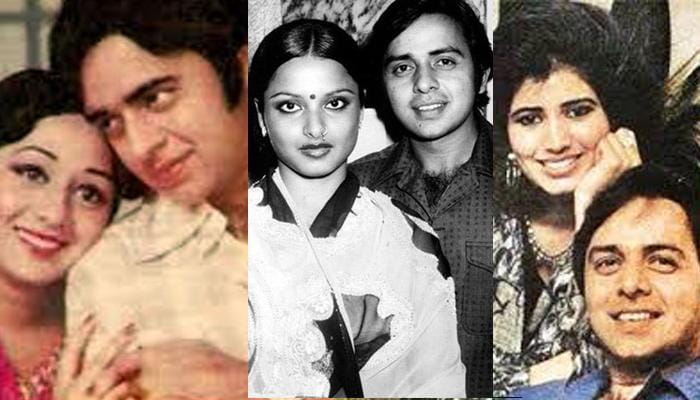Rekha with her first husband Vinod Mehra