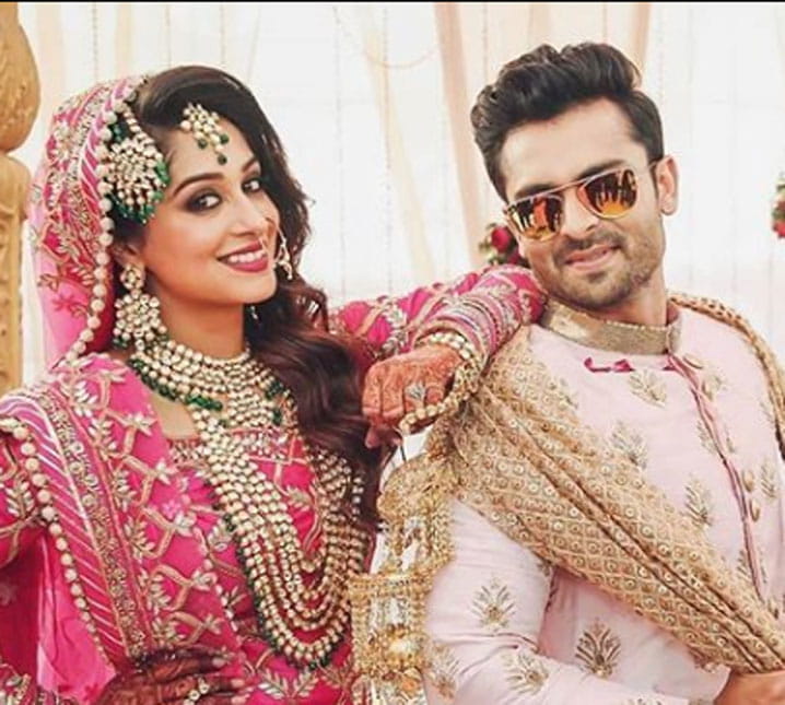 Dipika Kakar with her husband marriage image 