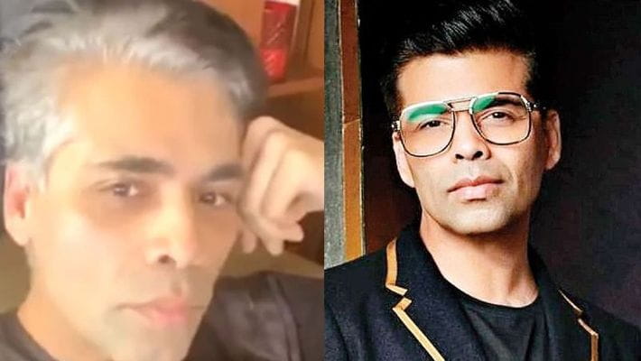 Karan johar selfie