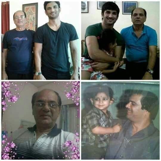 Sushant Singh Rajput and his father