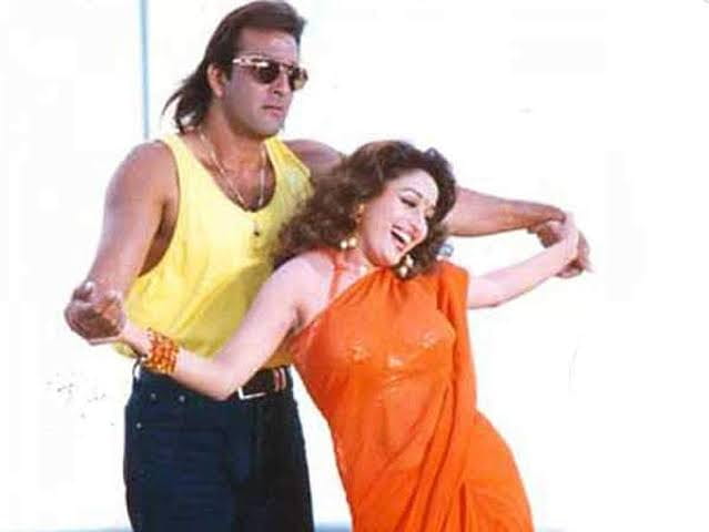 Sanjay Dutt And Madhuri Dixit