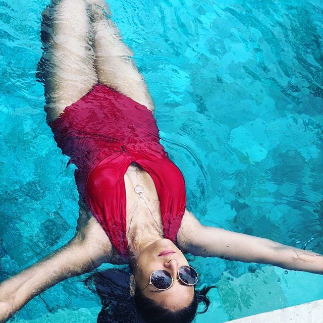 Urvashi Dholakia in swim suit