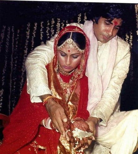 Amitabh Bachchan  Jaya Bachchan marriage pic