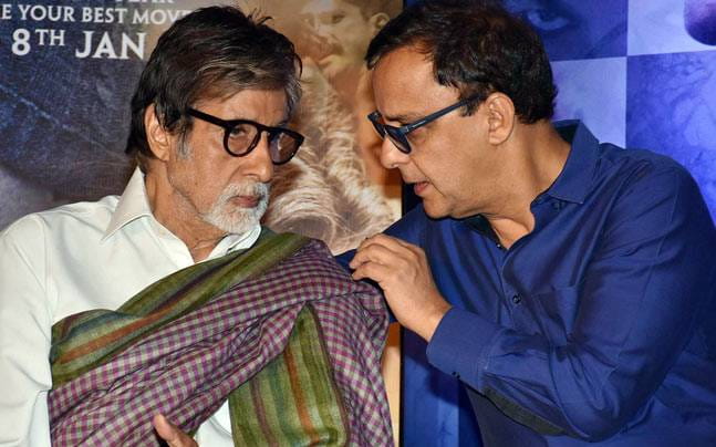 Vidhu Vinod Chopra and Amitabh Bachchan
