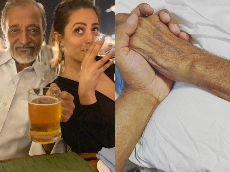 Anita Hassanandani with father in law