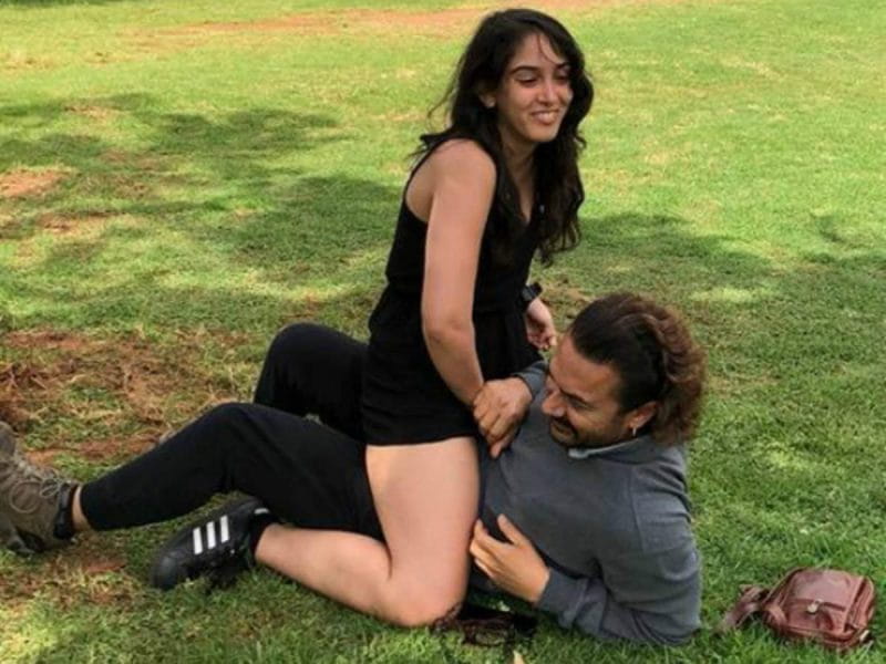 Aamir Khan and Ira Khan