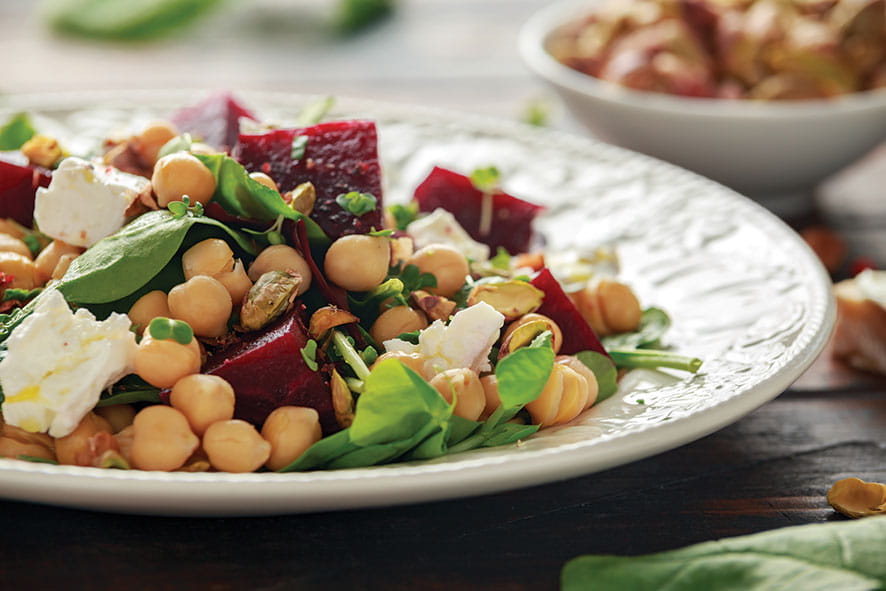 Beetroot-Chickpea Salad