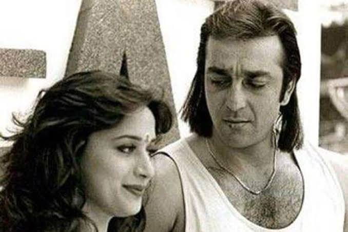 Sanjay Dutt And Madhuri Dixit