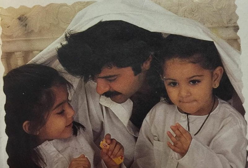 Sonam Kapoor childhood pics