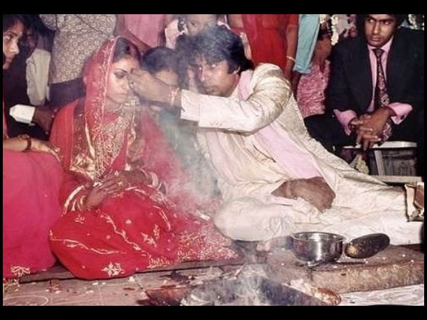 Amitabh Bachchan  Jaya Bachchan marriage pic