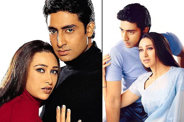 Abhishek Bachchan and  Karishma Kapoor