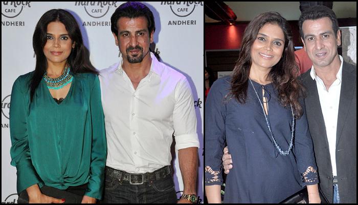 Ronit Roy with his wife