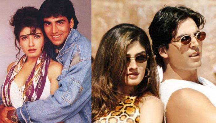 Akshay Kumar and Raveena Tandon