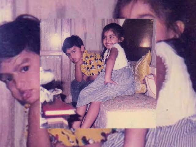 Sonam Kapoor childhood pics