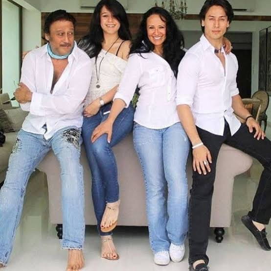 Jackie Shroff And Ayesha  tiger Shroff