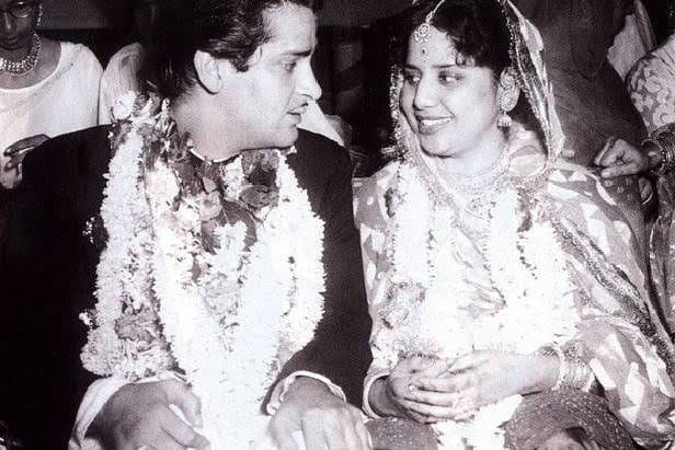 Shammi Kapoor And Geeta Bali marriage pics
