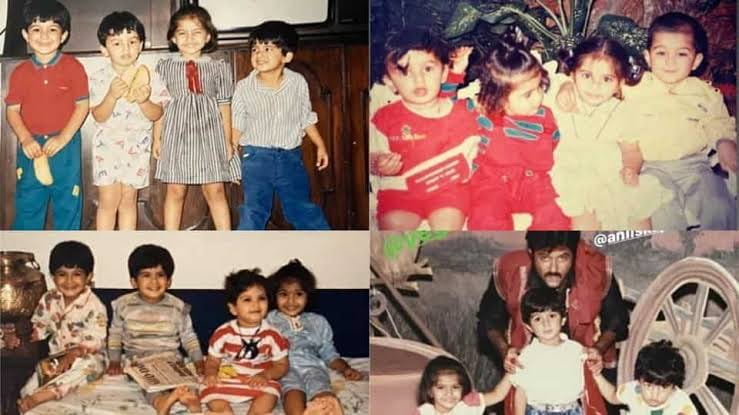 Sonam Kapoor childhood pics