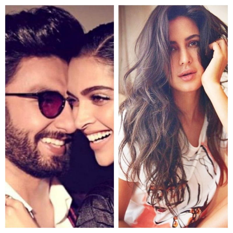 Ranveer Singh Deepika Padukone and Katrina Kaif