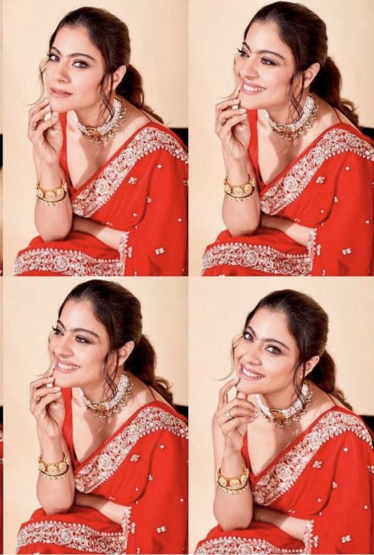 Kajol In Red Sarees