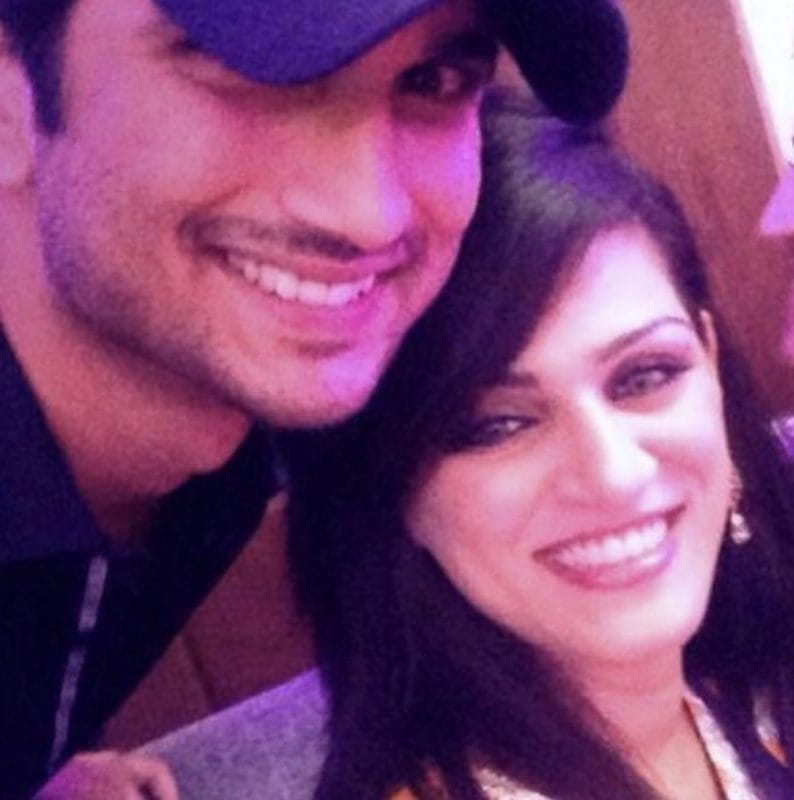Sushant Singh With His Sister