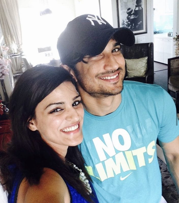 Sushant Singh With His Sister