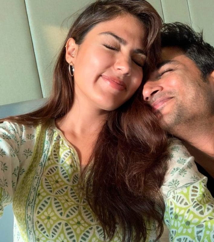 Sushant Singh Rajput and Rhea Chakraborty 