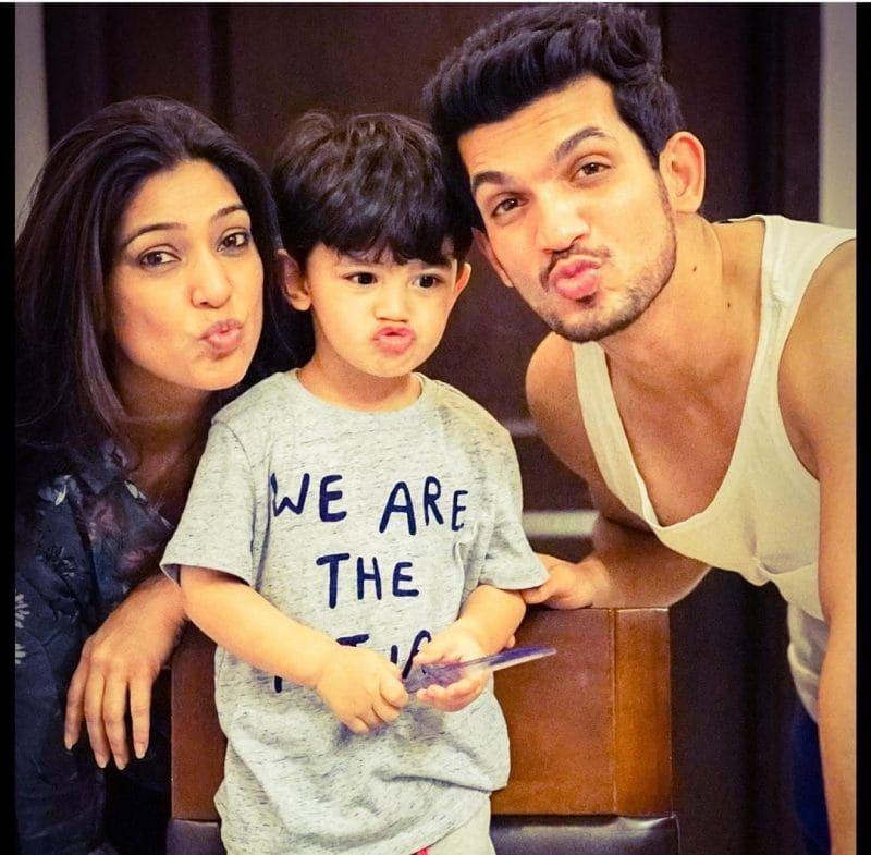 Arjun Bijlani and His Wife
