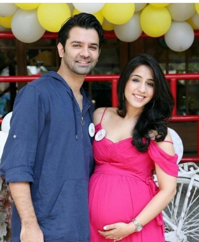 Barun Sobti and His Wife
