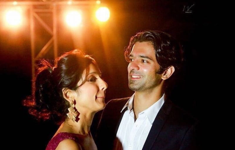 Barun Sobti and His Wife
