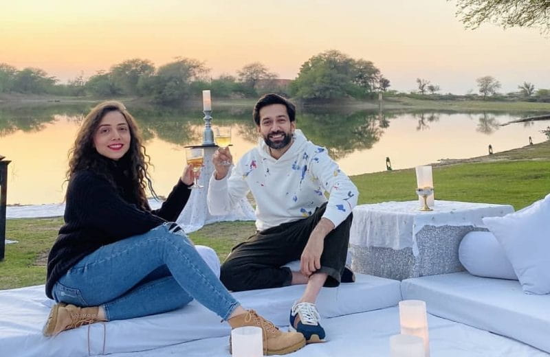 Nakula Mehta and His Wife
