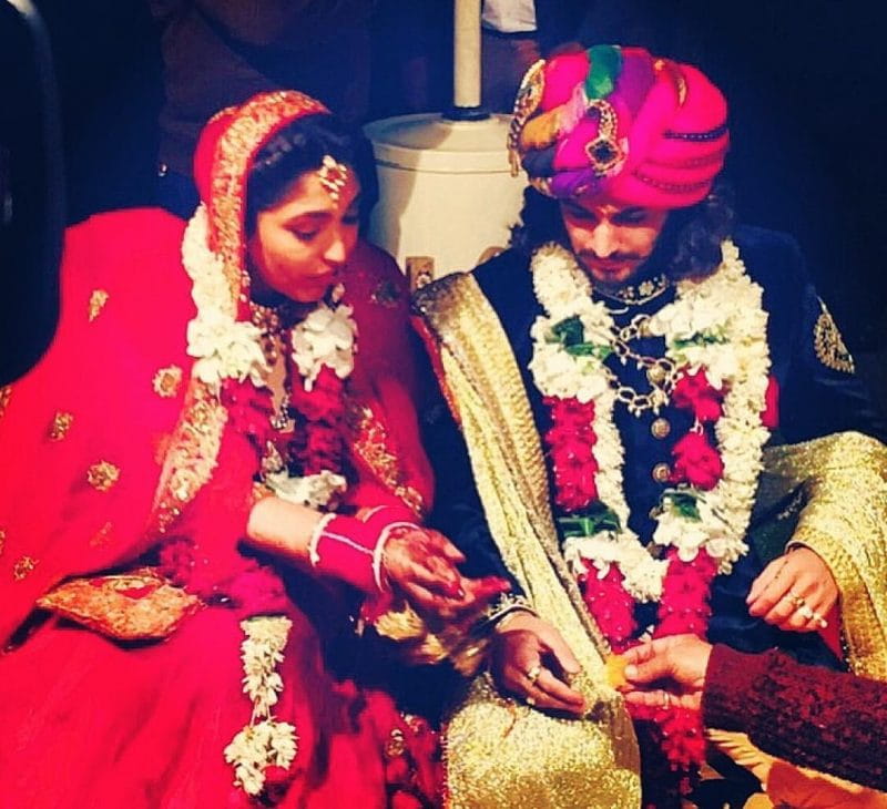 Rajat Tokas and His Wife
