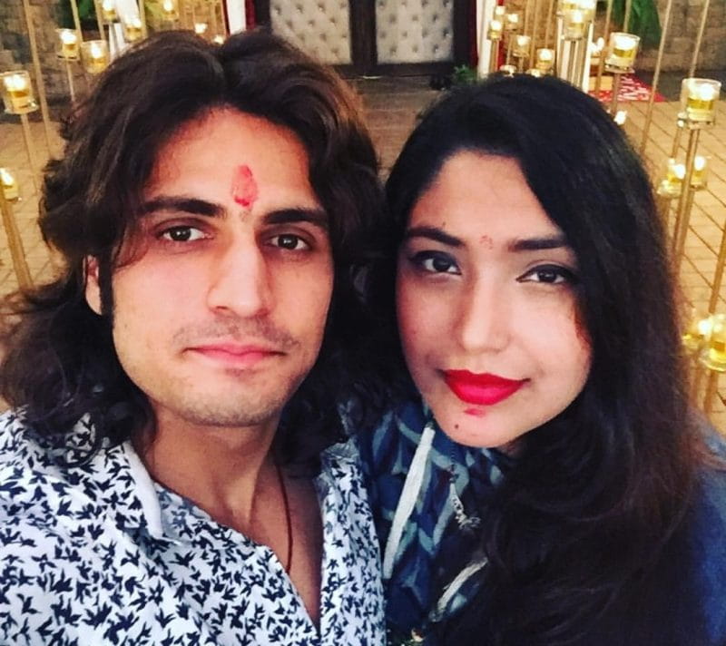 Rajat Tokas and His Wife
